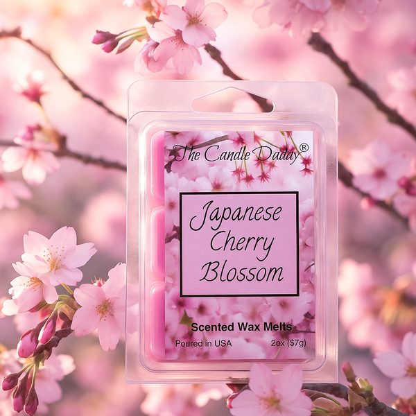 Japanese Cherry Blossom Maximum Scented Wax Melt - 1 Pack - 2 Ounces - 6 Cubes