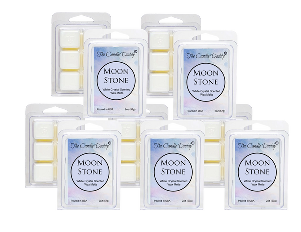 Moon Stone - White Crystal Maximum Scented Wax Melt - 1 Pack - 2 Ounces - 6 Cubes