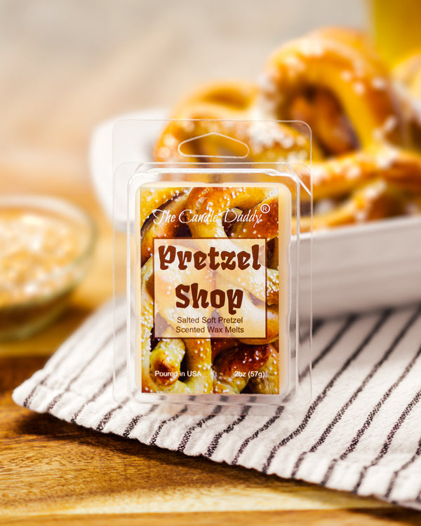 Pretzel Shop - Salted Soft Pretzel Maximum Scented Wax Melt - 1 Pack - 2 Ounces - 6 Cubes