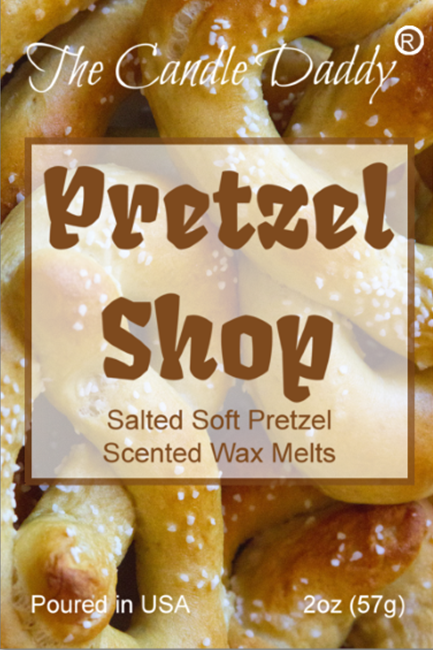 Pretzel Shop - Salted Soft Pretzel Maximum Scented Wax Melt - 1 Pack - 2 Ounces - 6 Cubes