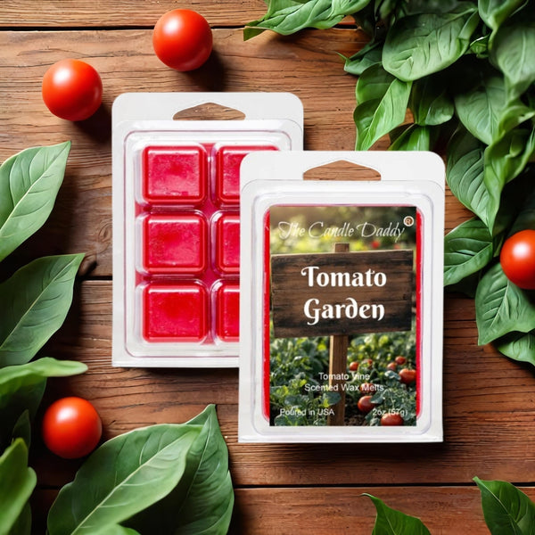 Tomato Garden - Tomato Vine Maximum Scented Wax Melt - 1 Pack - 2 Ounces - 6 Cubes