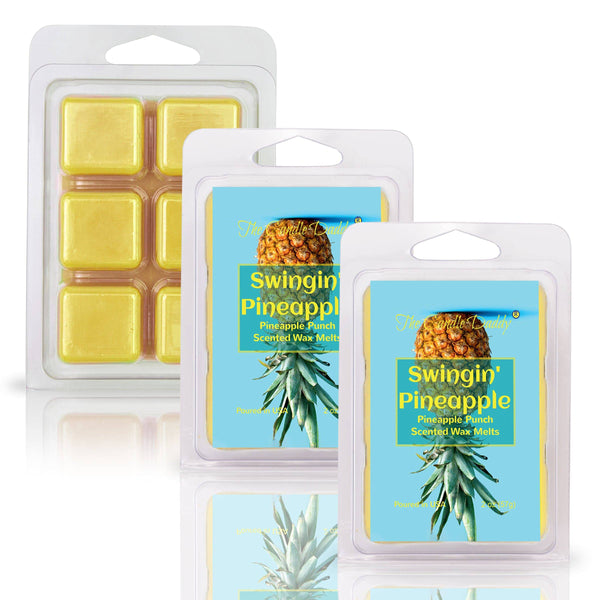 Swingin' Pineapple - Pineapple Punch Scented Wax Melt - 1 Pack - 2 Ounces - 6 Cubes - The Candle Daddy