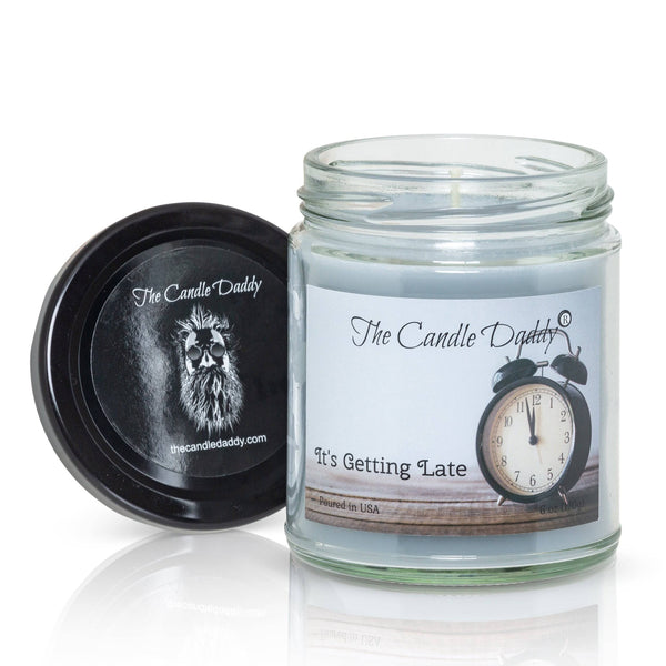 It's Getting Late - Smoky Sunset Scented 6 Ounce Jar Candle- 40 Hour Burn - The Candle Daddy