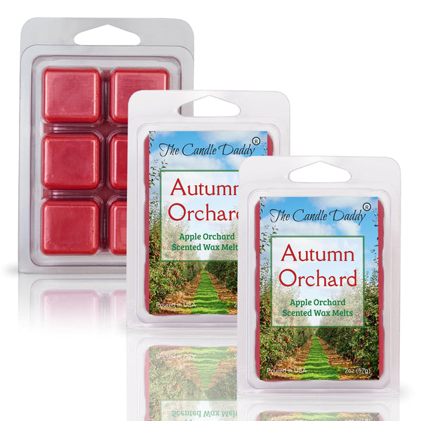 Autumn Orchard - Crisp Fall Autumn Apple Orchard Scented Wax Melt - 1 Pack - 2 Ounces - 6 Cubes - The Candle Daddy