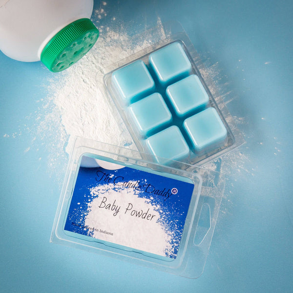 5 Pack - Baby Powder Scented Wax Melt - 30 Cubes - 10oz Total - The Candle Daddy