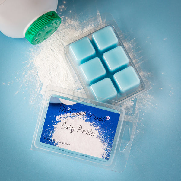 Baby Powder Scented Wax Melt - 1 Pack - 2 Ounces - 6 Cubes - The Candle Daddy
