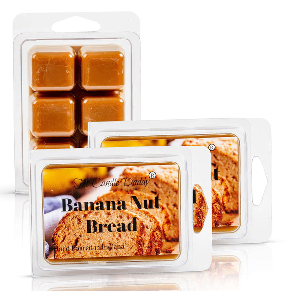 Banana Nut Bread Scented Wax Melt - 1 Pack - 2 Ounces - 6 Cubes - The Candle Daddy