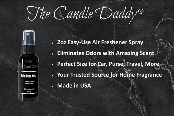 3 Pack - Bofa Deez Nutz Spray - Banana Nut Bread Scented - Room/Car Air Freshener Spray – (3) 2 Ounce Spray Bottles - The Candle Daddy