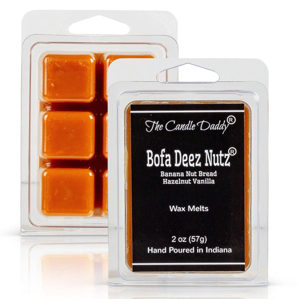 Bofa Deez Nutz - Banana Nut Bread Scented Wax Melts - 1 Pack - 2 Ounces - 6 Cubes - The Candle Daddy