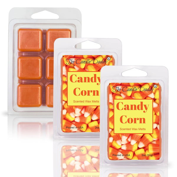 Candy Corn - Halloween Candy Corn Scented Wax Melt - 1 Pack - 2 Ounces - 6 Cubes - The Candle Daddy