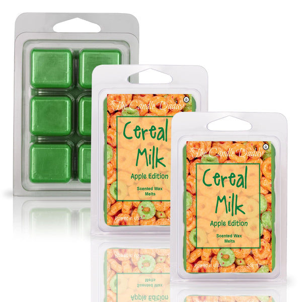 Cereal Milk - Apple Cereal Version Scented Wax Melt - 1 Pack - 2 Ounces - 6 Cubes - The Candle Daddy