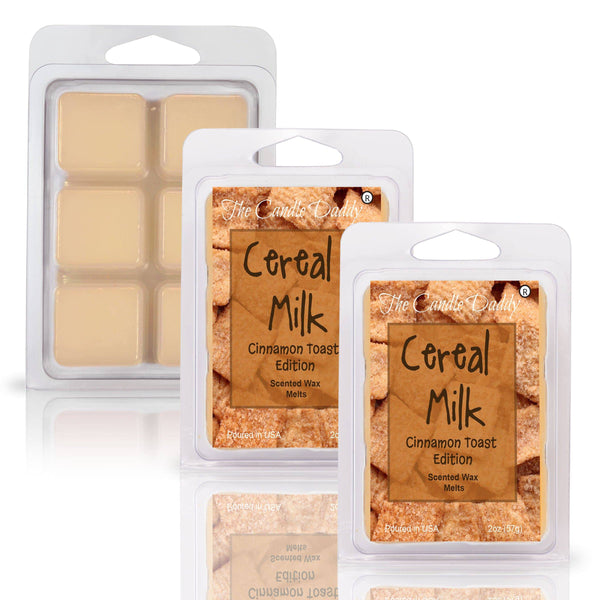Cereal Milk - Cinnamon Toast Version Scented Wax Melt - 1 Pack - 2 Ounces - 6 Cubes - The Candle Daddy