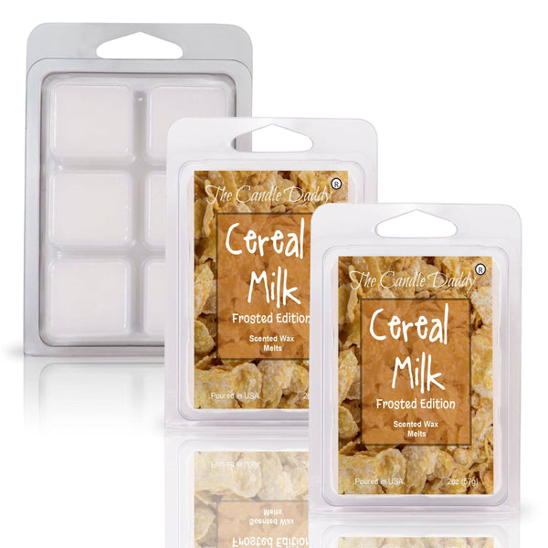 Cereal Milk - Frosted Cereal Version Scented Wax Melt - 1 Pack - 2 Ounces - 6 Cubes - The Candle Daddy
