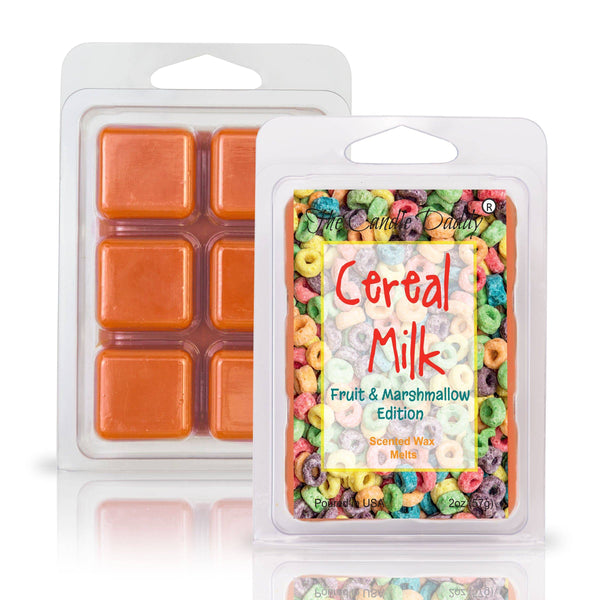 Cereal Milk 5 Pack - Volume 2 - 5 Amazing Cereal Milk Scented Wax Melts - 30 Total Cubes - 10 Total Ounces - The Candle Daddy