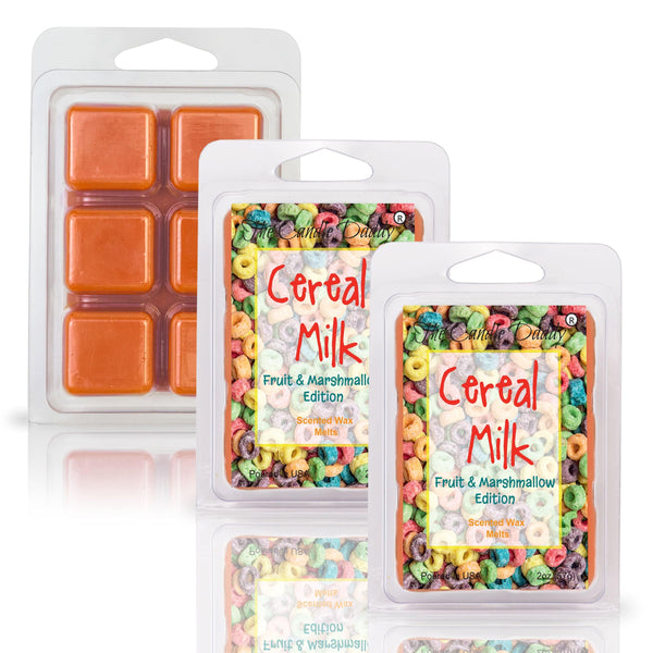 Cereal Milk - Fruit & Marshmallow Cereal Version Scented Wax Melt - 1 Pack - 2 Ounces - 6 Cubes - The Candle Daddy