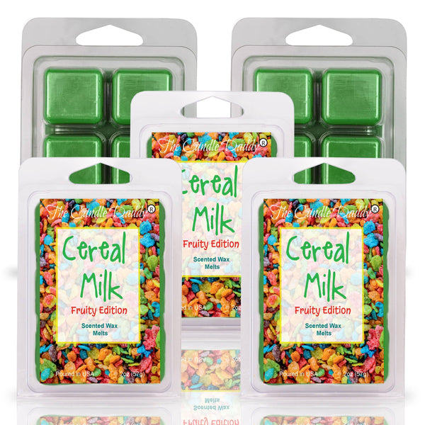 Cereal Milk - Fruity Version Scented Wax Melt - 1 Pack - 2 Ounces - 6 Cubes - The Candle Daddy