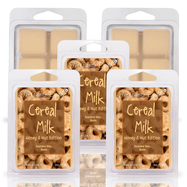 Cereal Milk - Honey Nut Cereal Version Scented Wax Melt - 1 Pack - 2 Ounces - 6 Cubes - The Candle Daddy