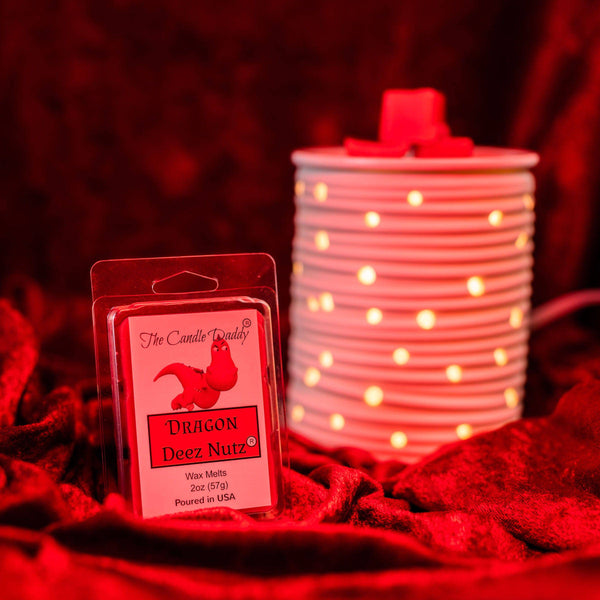 Dragon Deez Nutz - Banana Nut Bread Scented Wax Melt - 1 Pack - 2 Ounces - 6 Cubes - The Candle Daddy