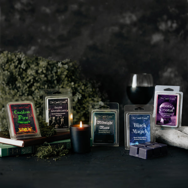 Salem Book of "Smells" Halloween 5 Pack - 5 Amazing Witchy Wax Melts - 30 Total Cubes - 10 Total Ounces - The Candle Daddy