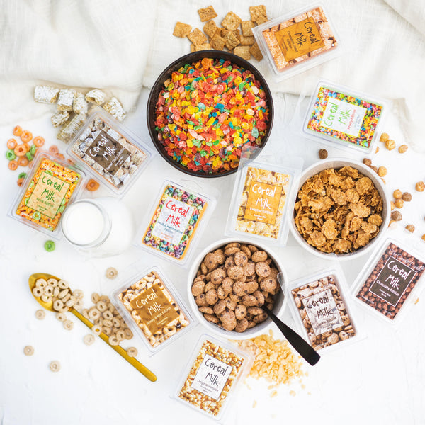 Cereal Milk 10 Pack Variety Set - 10 Amazing Cereal Milk Scented Wax Melts - 60 Total Cubes - 20 Total Ounces - The Candle Daddy
