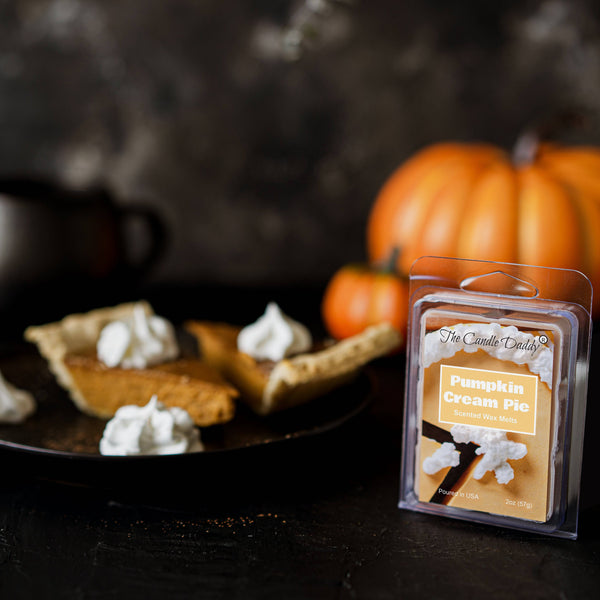 Pumpkin Cream Pie - Sweet Fall Pumpkin Cream Pie Scented Wax Melt - 1 Pack - 2 Ounces - 6 Cubes - The Candle Daddy