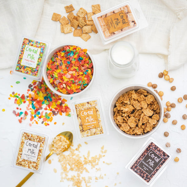 Cereal Milk 5 Pack - Volume 1 - 5 Amazing Cereal Milk Scented Wax Melts - 30 Total Cubes - 10 Total Ounces - The Candle Daddy