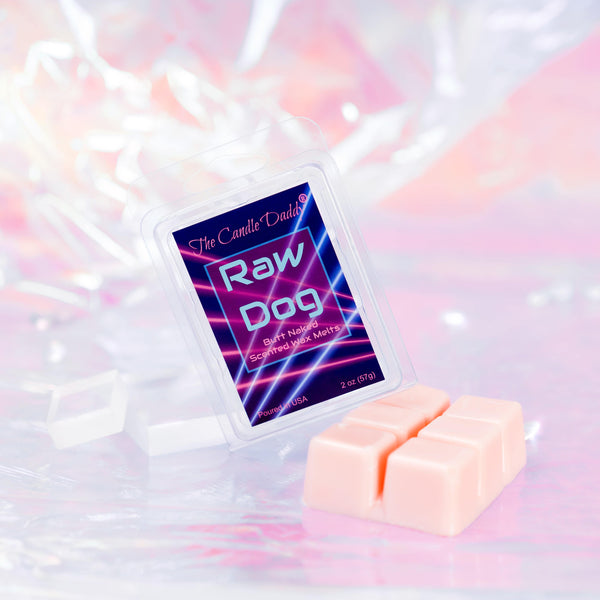 Raw Dog - Butt Naked Scented Wax Melt - 1 Pack - 2 Ounces - 6 Cubes - The Candle Daddy