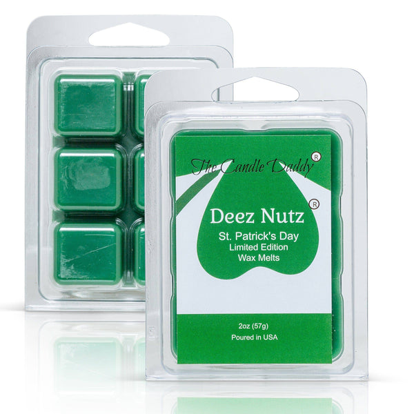 5 Pack - Deez Nutz - St. Patrick's Day Edition - Funny Banana Nut Bread Scented Wax Melt Cubes - 2 Ounces x 5 Packs = 10 Ounces - The Candle Daddy