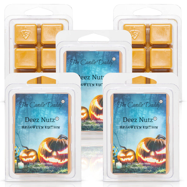 Deez Nutz - Spooky Halloween Edition - Banana Nut Bread Scented Melt - Maximum Scent Wax Cubes/Melts - 1 Pack - 2 Ounces - 6 Cubes - The Candle Daddy