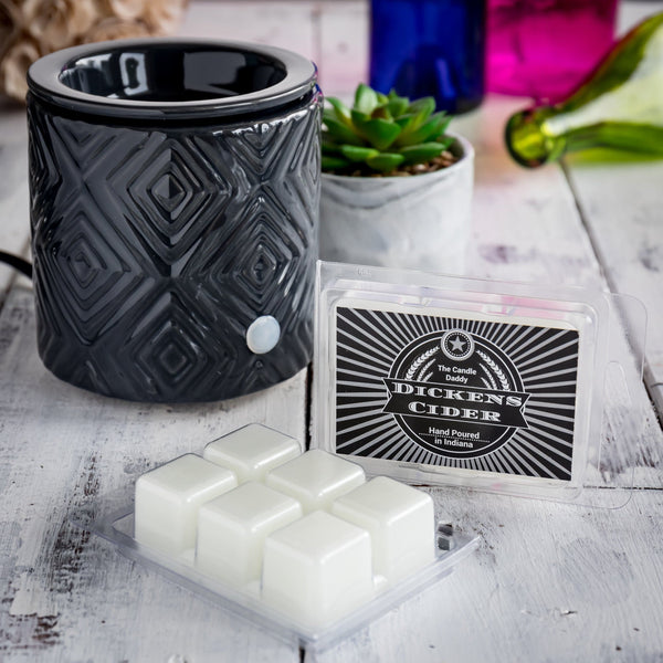 Dickens Cider - Apple Cider Bourbon Scented Wax Melts - 1 Pack - 2 Ounces - 6 Cubes - The Candle Daddy
