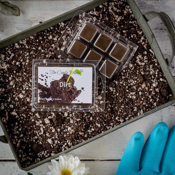Dirt - Fresh Soil Scented Wax Melt - 1 Pack - 2 Ounces - 6 Cubes - The Candle Daddy