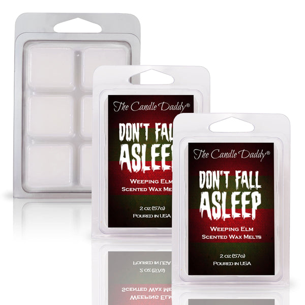 Don't Fall Asleep - Eerie Weeping Elm Scented Horror Movie Wax Melt - 1 Pack - 2 Ounces - 6 Cubes - The Candle Daddy