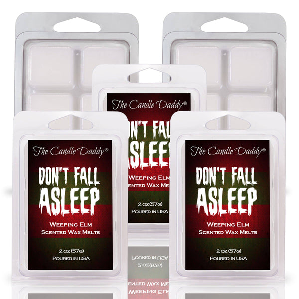 Don't Fall Asleep - Eerie Weeping Elm Scented Horror Movie Wax Melt - 1 Pack - 2 Ounces - 6 Cubes - The Candle Daddy