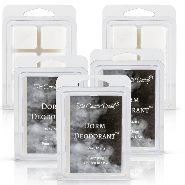 Dorm Deodorant - Enzyme-Infused Odor Eliminator Wax Melt - 1 Pack - 2 Ounces - 6 Cubes - The Candle Daddy