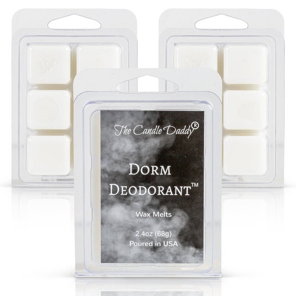 Dorm Deodorant - Enzyme-Infused Odor Eliminator Wax Melt - 1 Pack - 2 Ounces - 6 Cubes - The Candle Daddy