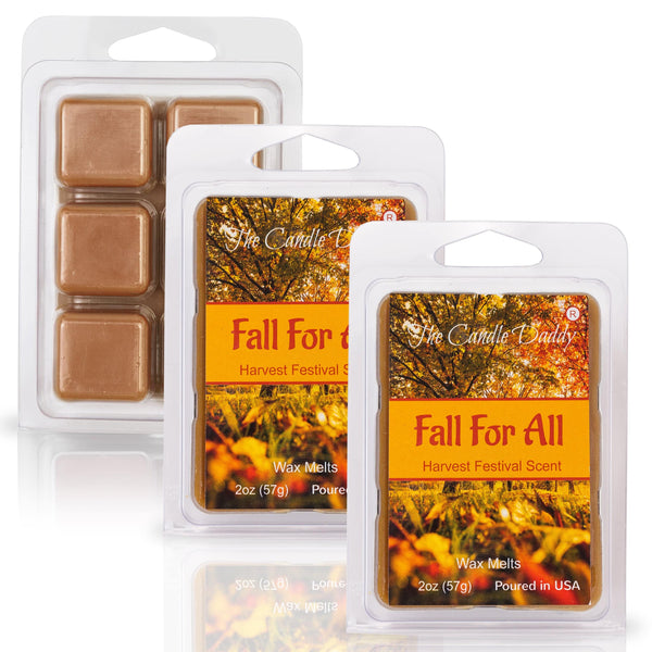 Fall for All - Harvest Festival Scented Melt - 1 Pack - 2 Ounces - 6 Cubes - The Candle Daddy
