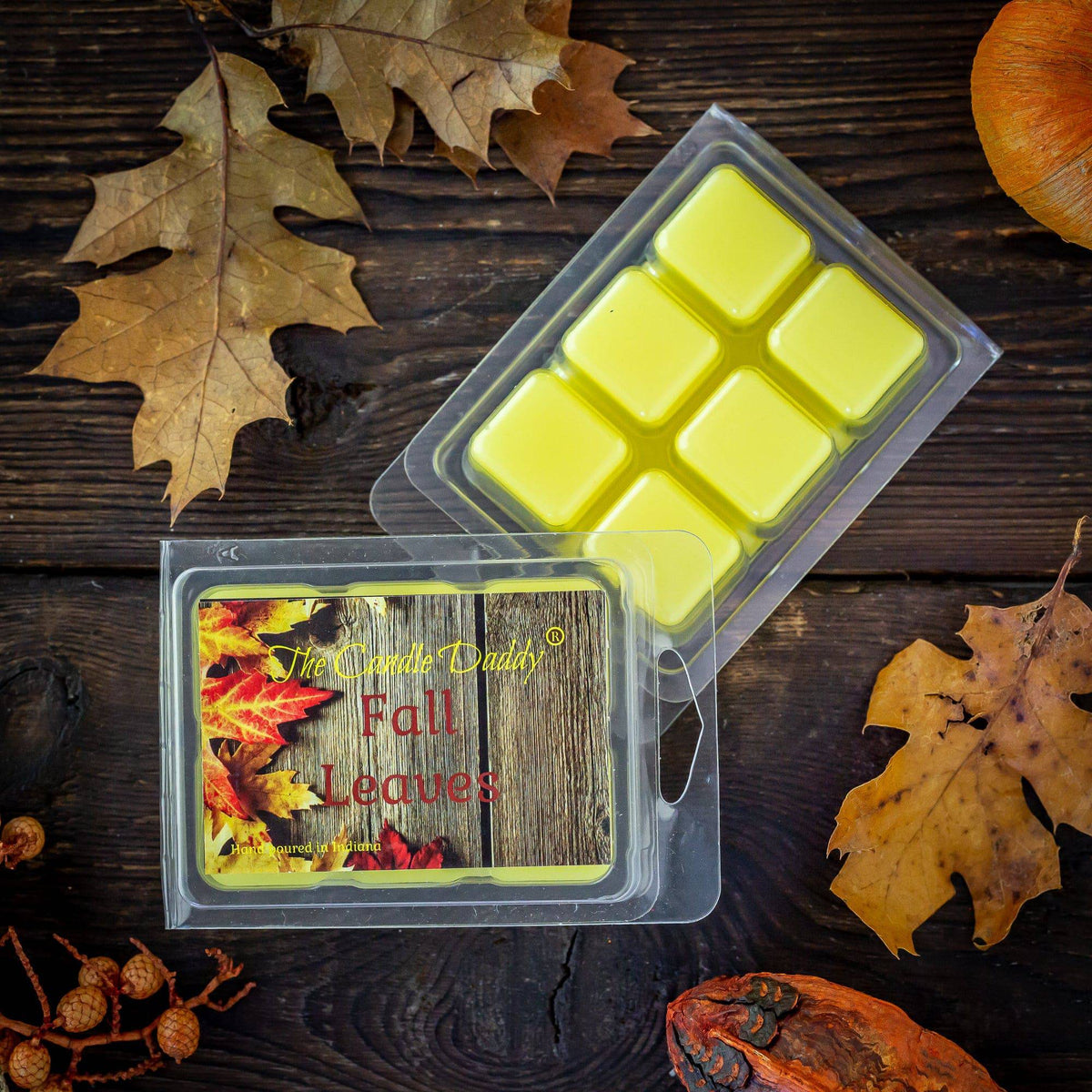 Fall Leaves - Autumn Scented Wax Melts - 1 Pack - 2 Ounces - 6 Cubes