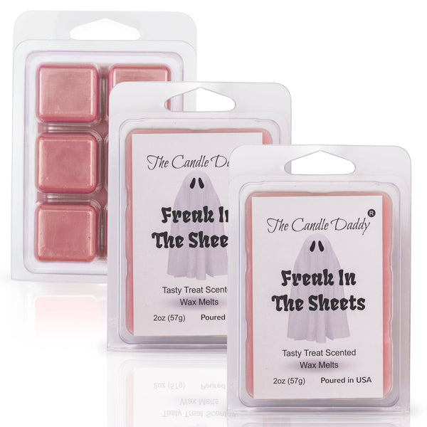 Freak In The Sheets - Tasty Halloween Treat Scented Wax Melts - 1 Pack - 2 Ounces - 6 Cubes - The Candle Daddy