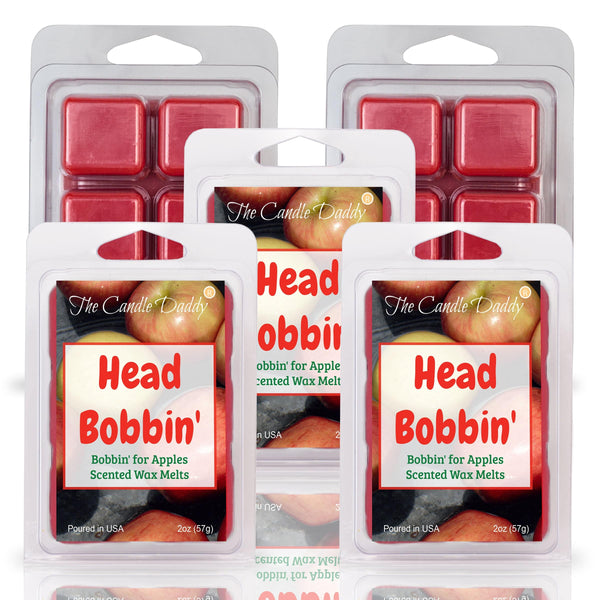 Head Bobbin' - Bobbin' For Apples Scented Wax Melt - 1 Pack - 2 Ounces - 6 Cubes - The Candle Daddy