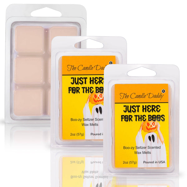 Just Here For The Boos - Boo-zy Seltzer Scented Wax Melt - 1 Pack - 2 Ounces - 6 Cubes - The Candle Daddy