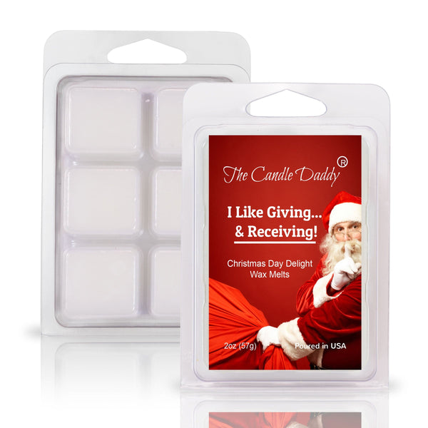 5 Pack - I Like Giving & Receiving - Christmas Day Delight Scented Wax Melt - 2 Ounces x 5 Packs = 10 Ounces - The Candle Daddy