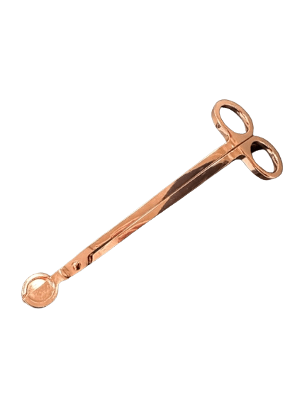 WICK TRIMMER ENGRAVED - THE CANDLE DADDY - ROSE GOLD - The Candle Daddy