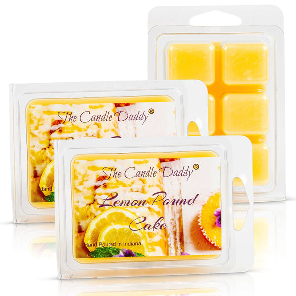 Lemon Pound Cake Scented Wax Melt - 1 Pack - 2 Ounces - 6 Cubes - The Candle Daddy