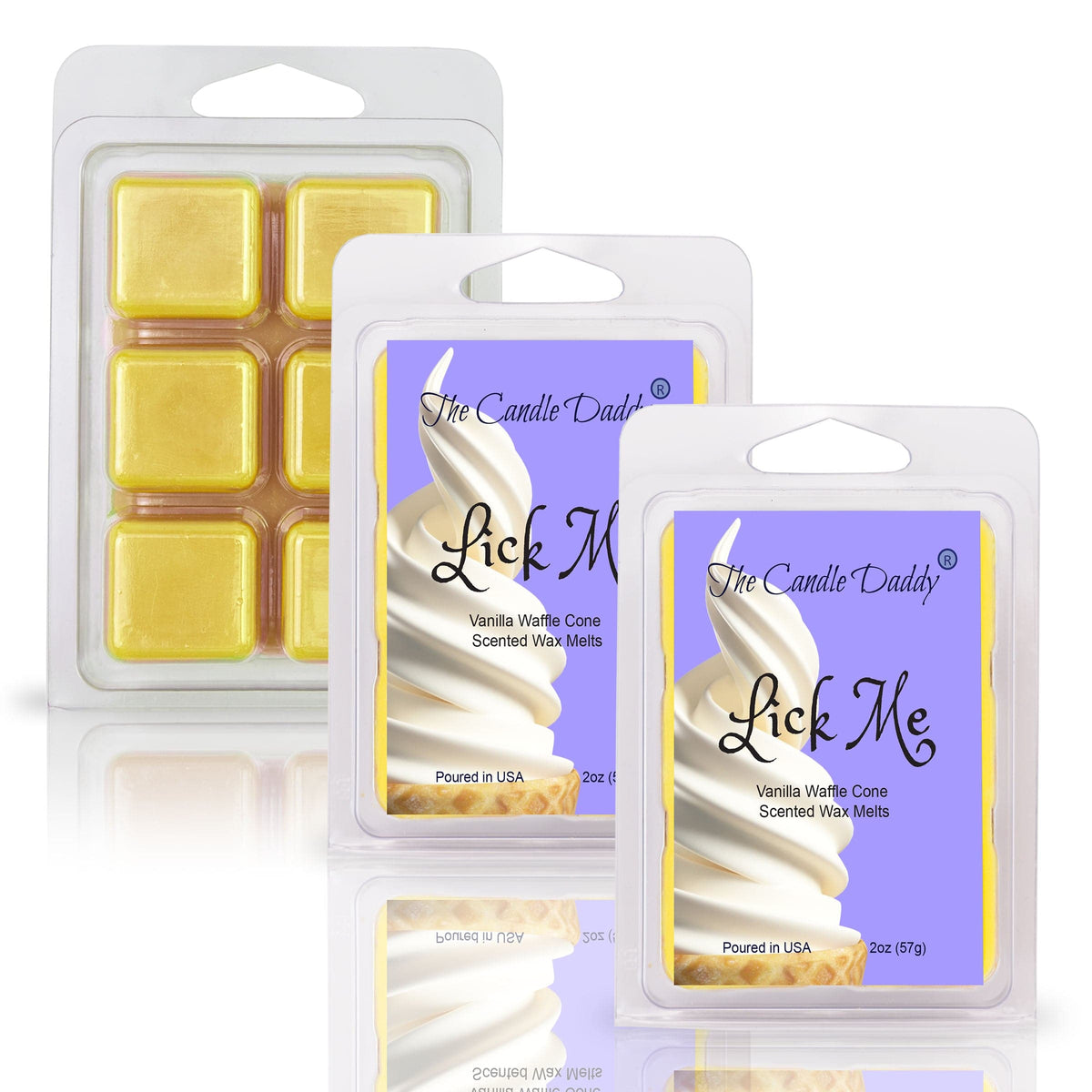 LA BELLEFÉE Wax Melts Wax Cubes, Scented Wax Melts, Candle Wax Melts for  Warmer, Lemon Soda, Vanilla Ice-Cream, Chocolate, Marshmallow, Baby Powder