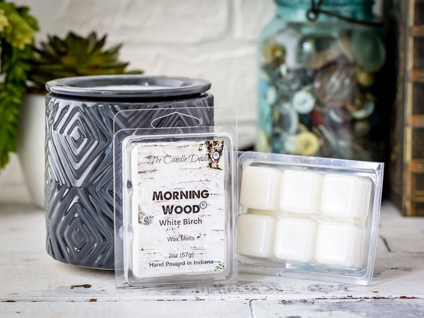 Morning Wood - White Birch Scented Wax Melt - 1 Pack - 2 Ounces - 6 Cubes - The Candle Daddy