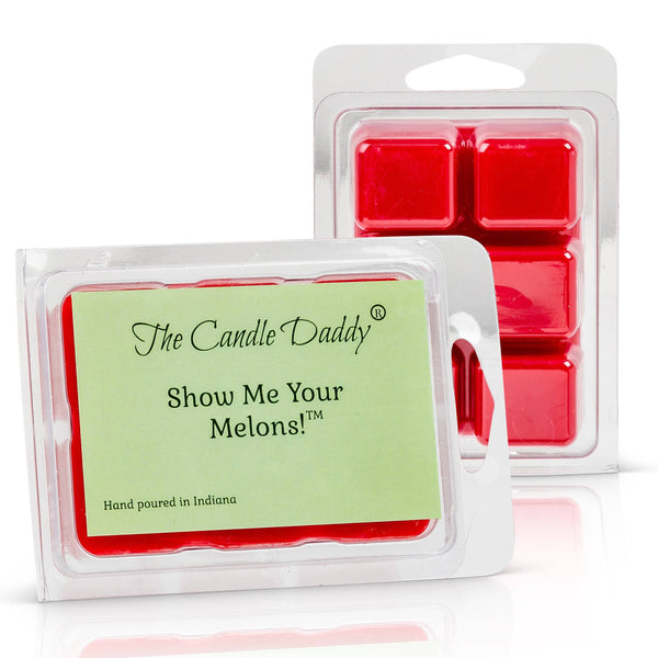 5 Pack - Show Me Your Melons - Watermelon Scented Wax Melt Cubes - 2 Oz x 5 Packs = 10 Ounces - The Candle Daddy