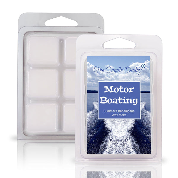 5 Pack - Motor Boating - Summer Shenanigans Scented Wax Melt - 2 Ounces x 5 Packs = 10 Ounces - The Candle Daddy