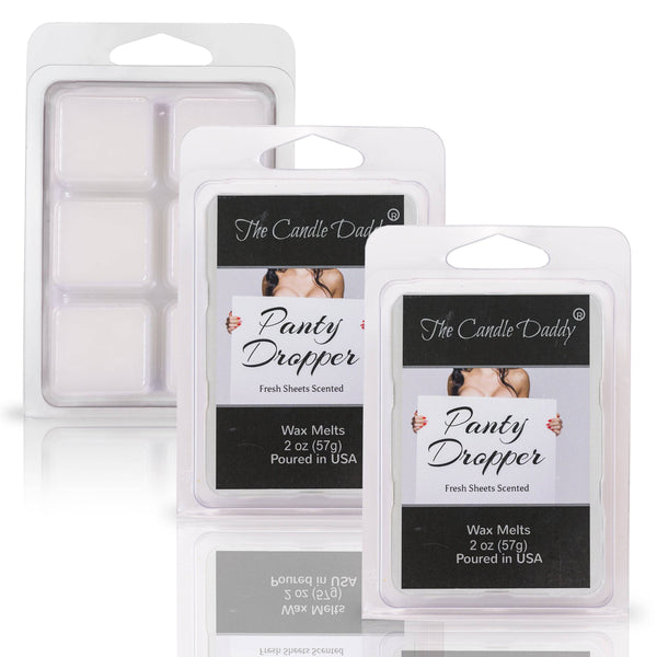 Panty Dropper - Fresh Bed Sheets SCENTED MELT - 1 PACK - 2 OUNCES - 6 CUBES - The Candle Daddy
