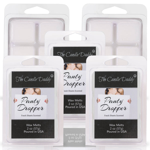 Panty Dropper - Fresh Bed Sheets SCENTED MELT - 1 PACK - 2 OUNCES - 6 CUBES - The Candle Daddy