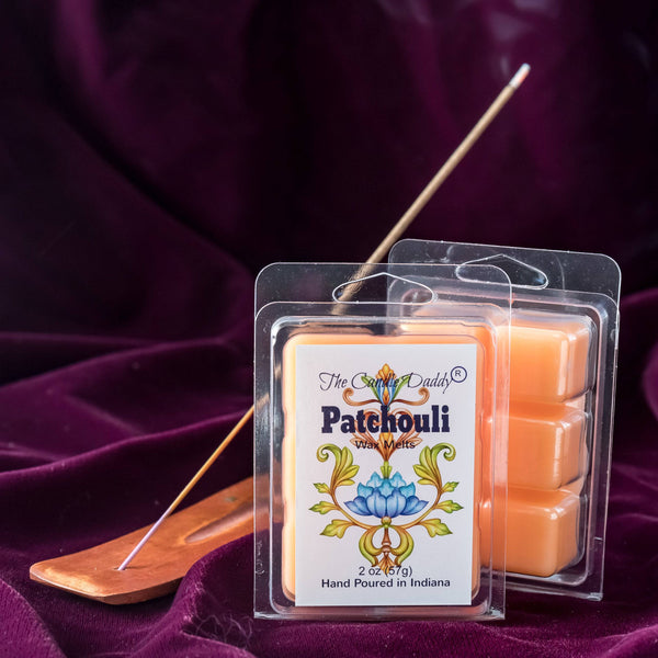 Patchouli Scented Wax Melt - 1 Pack - 2 Ounces - 6 Cubes - The Candle Daddy